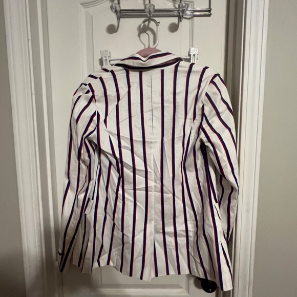 English Factory STRIPED DOUBLE BREASTED BLAZER-NWT - Picture 6 of 6